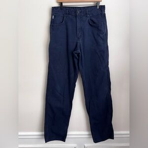 Carhartt FR Men navy blue pants 34